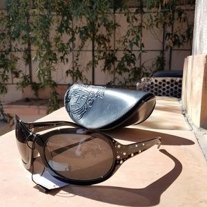 Versace Sunglasses with Swarovski Crystals